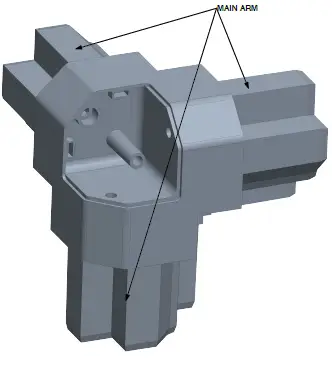TB NYC 4042 Corner Joiner Component